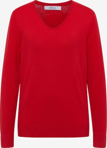CECIL Pullover in Rot: Vorderseite