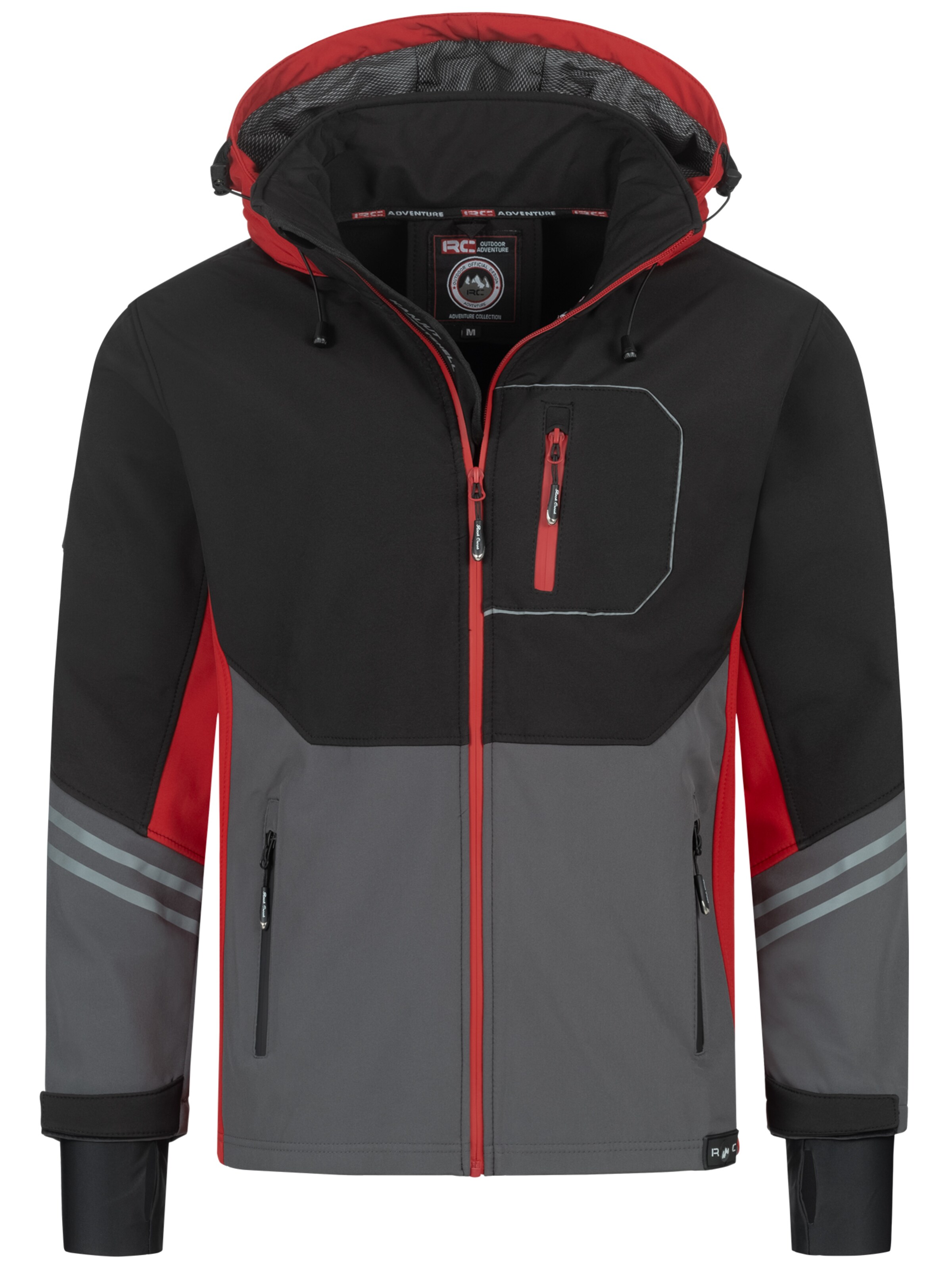 Rock Creek Between-Season Jacket in Red: front