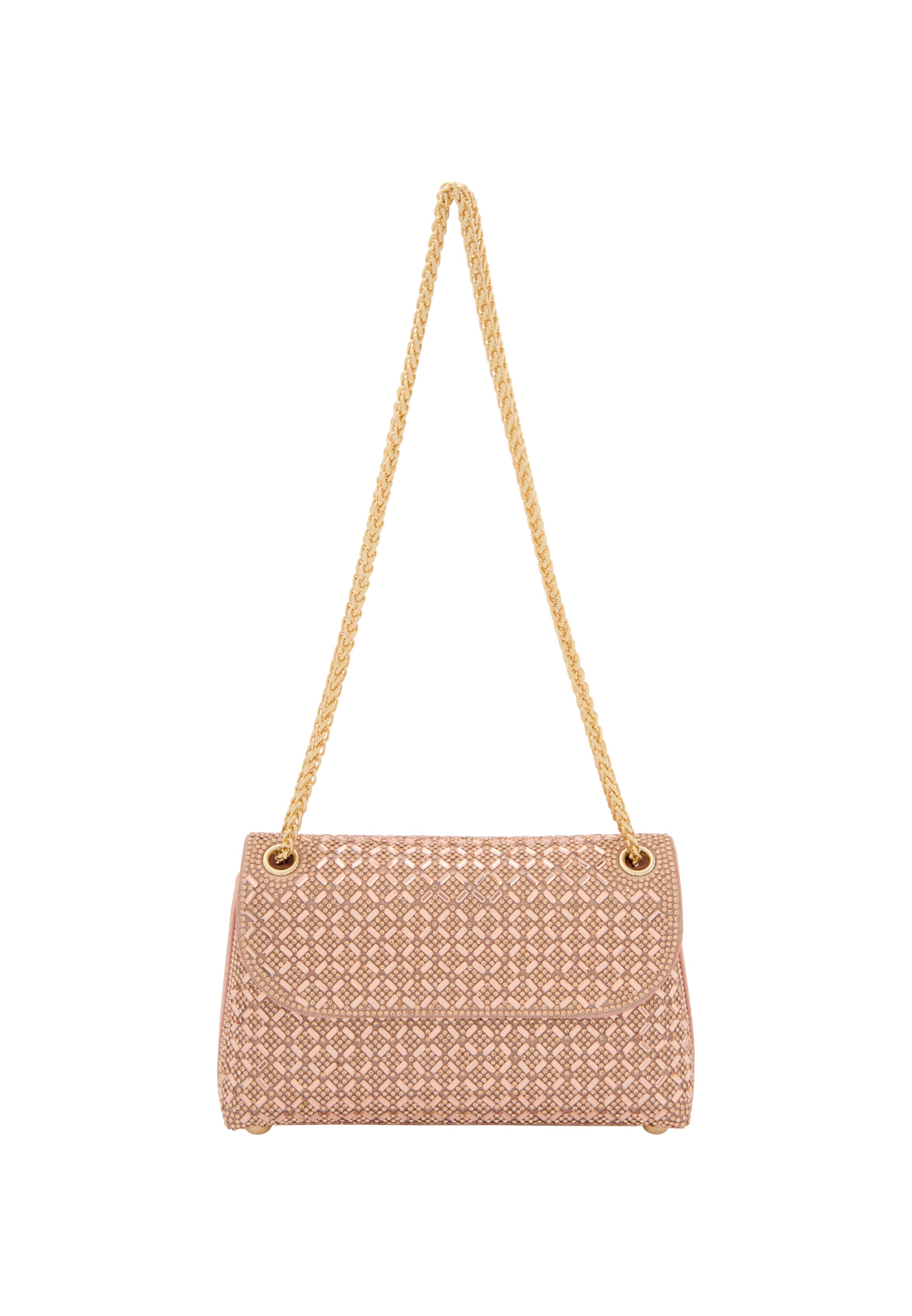 faina Clutch in Pink: front