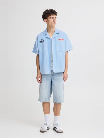 !Solid - Comfort Fit Camisa ' SDBoone ' em azul