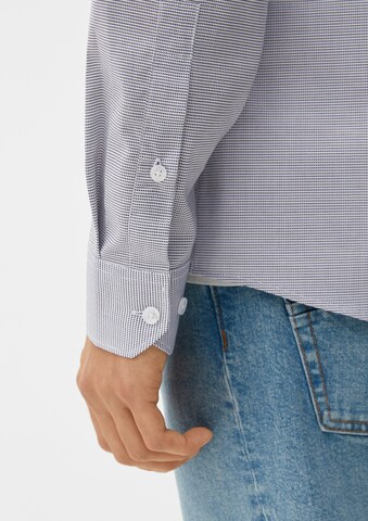 s.Oliver Slim fit Button Up Shirt in Blue