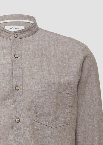Coupe regular Chemise s.Oliver en beige