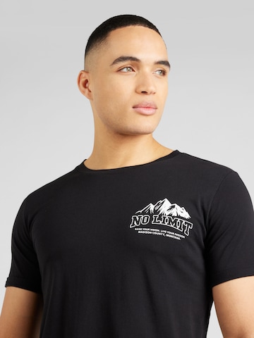 Key Largo T-shirt 'MT NO LIMIT' i svart