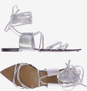 Gucci Sandals & High-Heeled Sandals in 39,5 in Silver: front