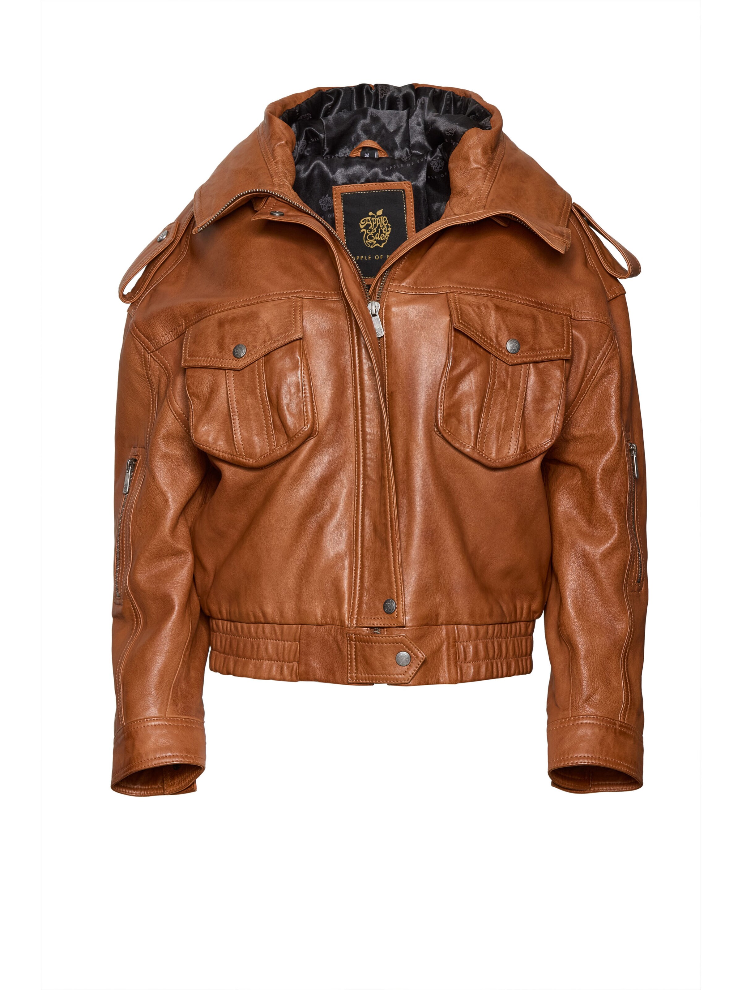 Apple of Eden Between-season jacket in Cognac, Item view