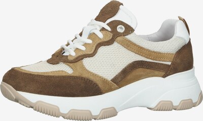 PostXChange Sneaker in creme / braun / hellbraun / weiß, Produktansicht