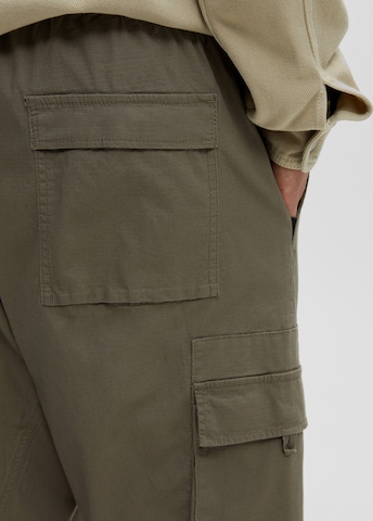 Loosefit Pantalon cargo Pull&Bear en vert