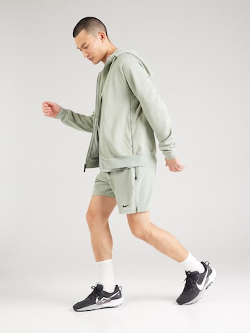NIKE Αθλητική ζακέτα φούτερ 'PRIMARY' σε πράσινο