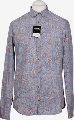 BOSS Orange Hemd L in Blau: Vorderseite