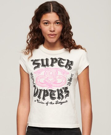 T-shirt Superdry en noir : devant