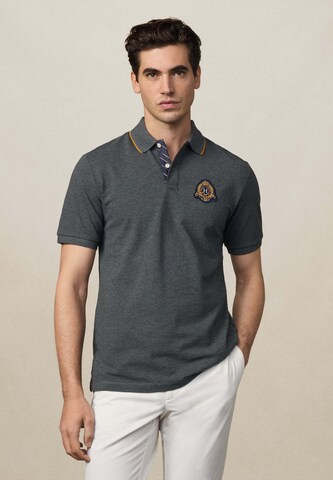 Hackett London Shirt 'Heritage' in Grijs: voorkant