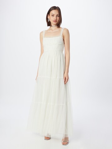 Robe Maya Deluxe en beige : devant