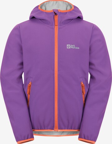 JACK WOLFSKIN Outdoorjacka 'FOURWINDS' i lila: framsida