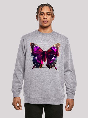 F4NT4STIC Sweatshirt in Grey: front