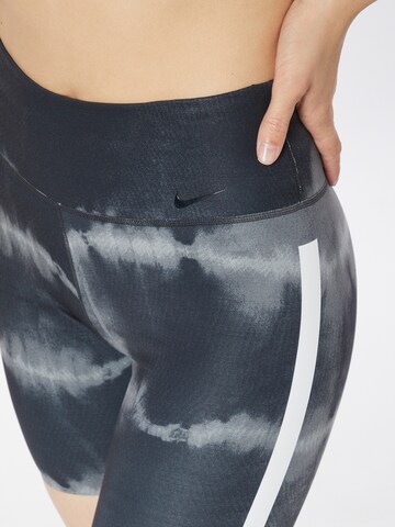 NIKE Skinny Sportsbukser i sort