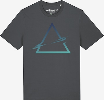 Watapparel Shirt ' Triangle ' in Grijs: voorkant