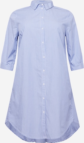 ONLY Carmakoma Blouse 'VIGGIS' in Blue: front