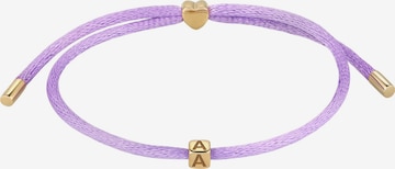 Bracelet ELLI en violet : devant