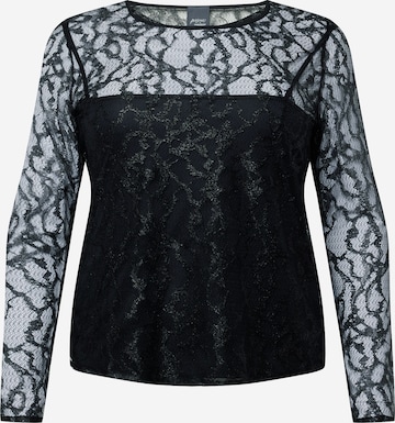 Persona by Marina Rinaldi Blouse 'VITA' in Black: front