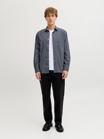 JJ Rebel Regular fit Πουκάμισο 'JREBGAVIN' σε μπλε