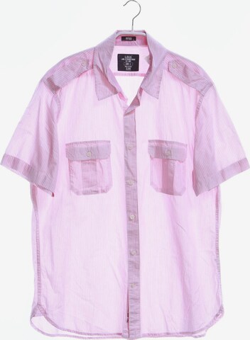 H&M Button Up Shirt in L in Pink: front