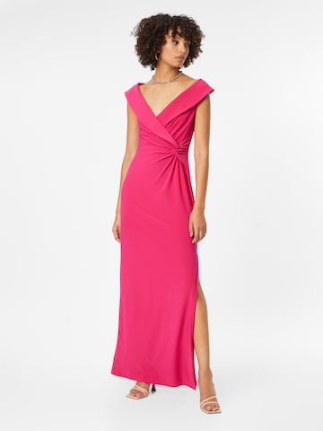 Lauren Ralph Lauren Evening Dress 'LEONIDAS' in Pink: front