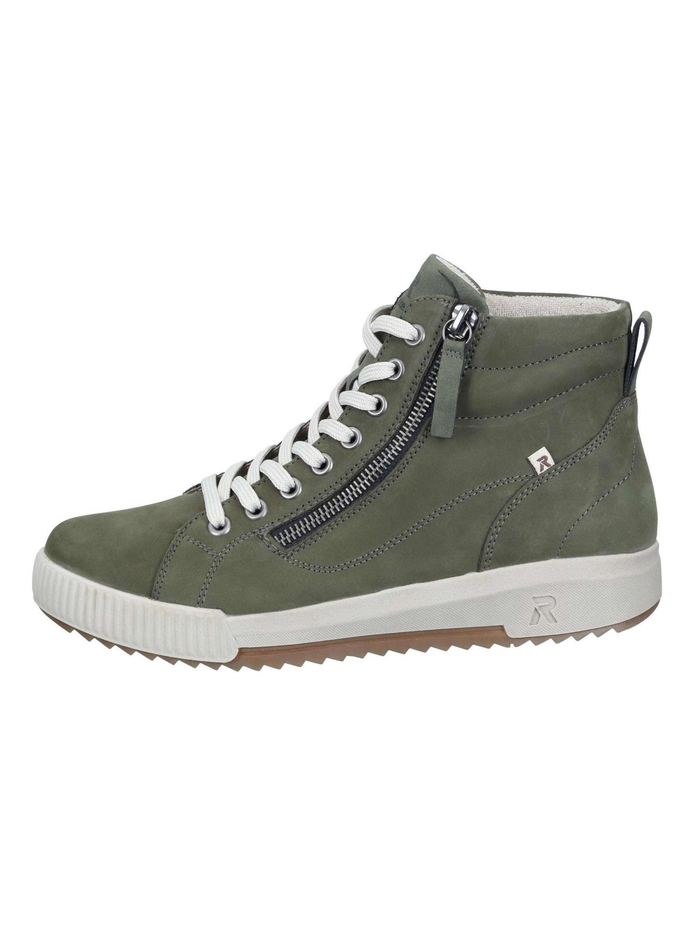 Rieker Lace-up bootie in Green