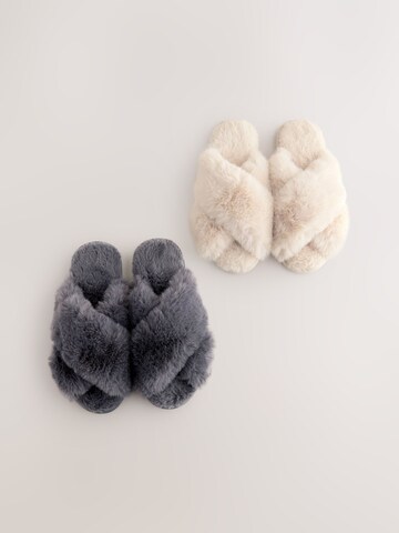 Next - Zapatillas de casa en beige