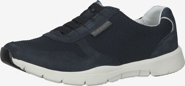 Sneaker bassa di Pius Gabor in blu: frontale