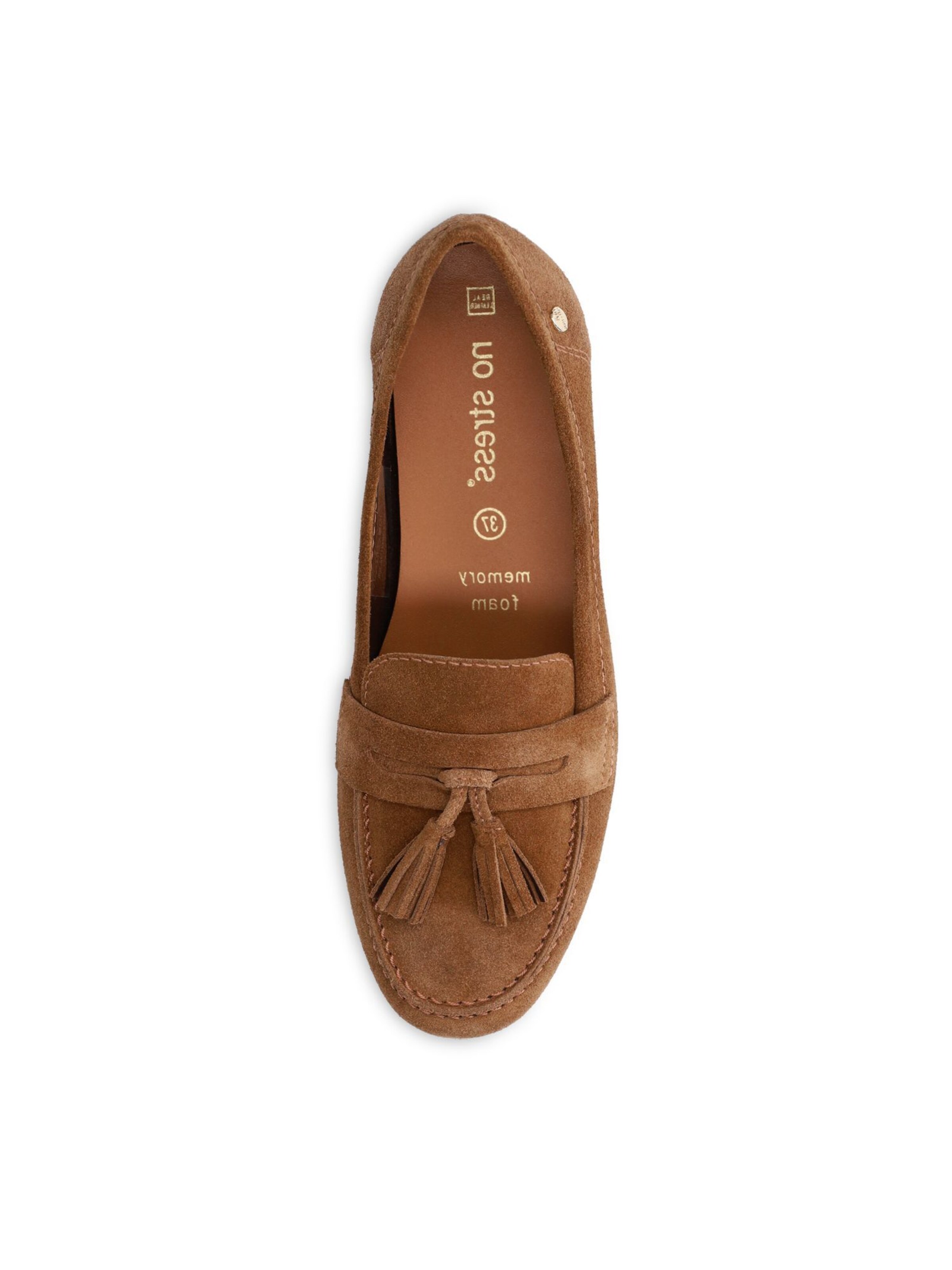 Mocassin no stress en marron