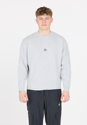 SOS Sweatshirt 'Bovec' in Grijs: voorkant