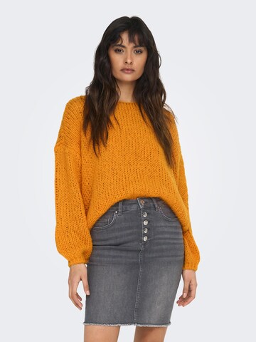 ONLY Пуловер 'Nordic' в оранжево