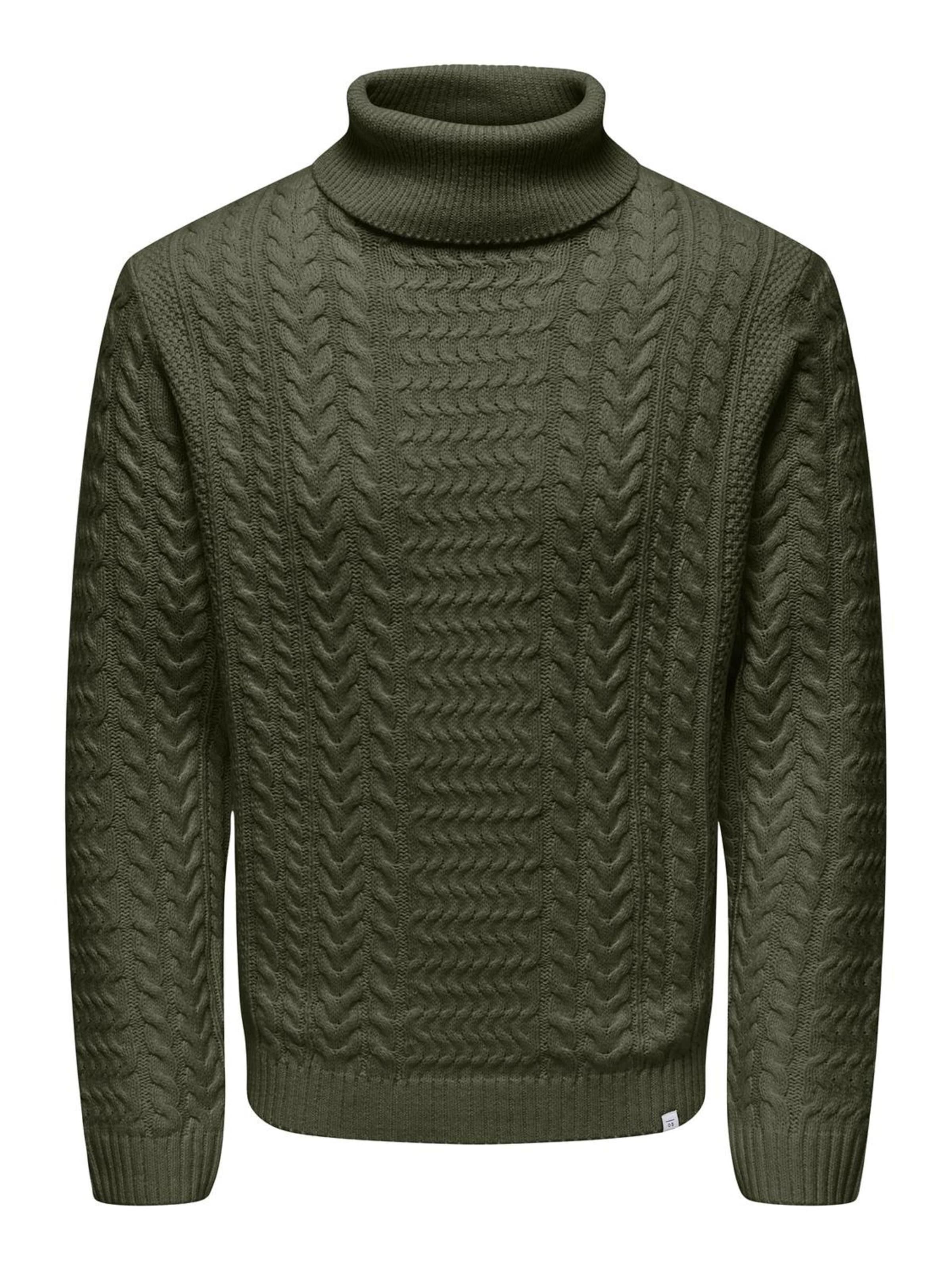 Only & Sons Pullover 'FLETCHER' in Grün: Vorderseite