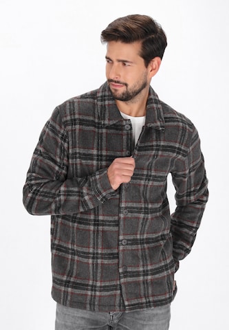 Coupe regular Chemise DreiMaster Vintage en gris : devant