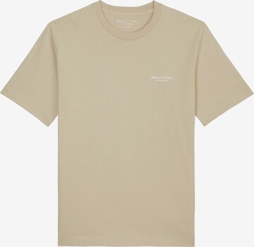 T-Shirt Marc O'Polo en beige : devant