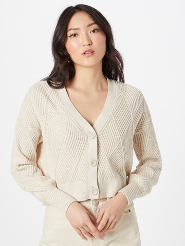 ONLY Knit cardigan 'Maxina' in Beige: front