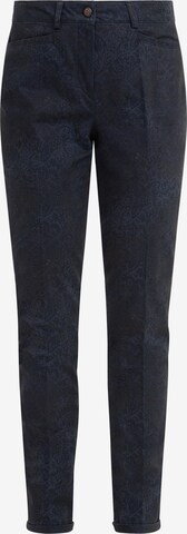 Recover Pants Slim fit Pleated Pants in Blue: front