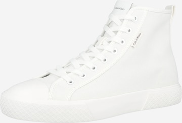 Calvin Klein Magas szárú sportcipők - fehér: elől