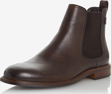 Dune LONDON Chelsea Boots 'Character' in Brown: front