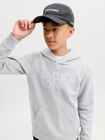 pelēks Jack & Jones Junior Standarta piegriezums Sportisks džemperis 'JJECORP'