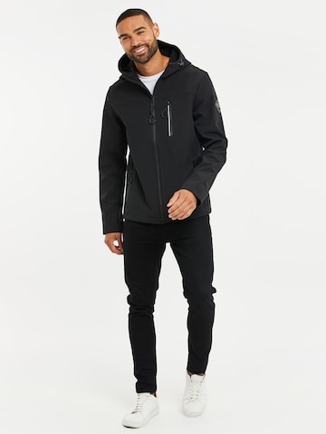 Threadbare Between-Season Jacket 'Ingram' in Black