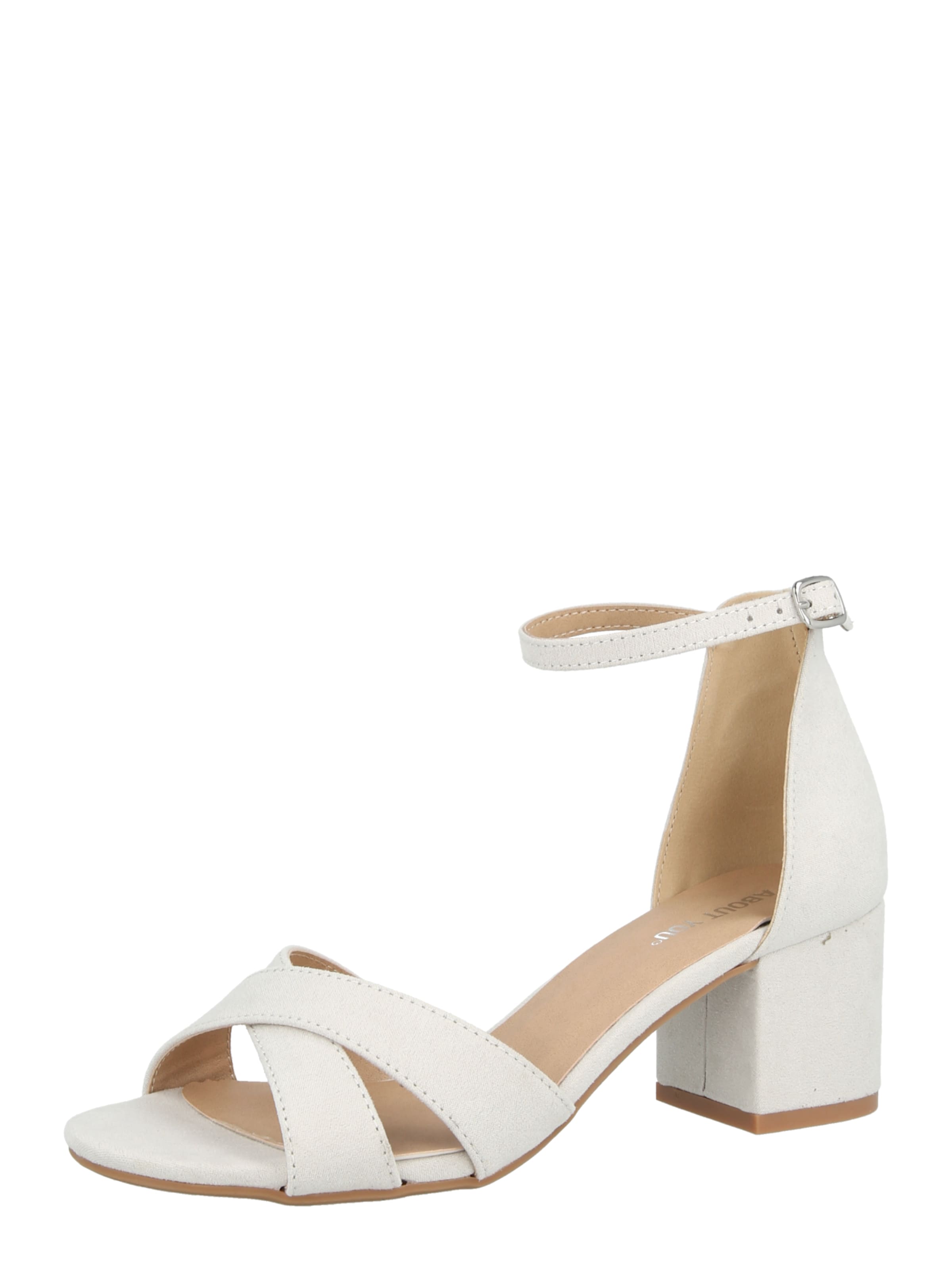 ABOUT YOU Sandal 'Dina' in Grey: front