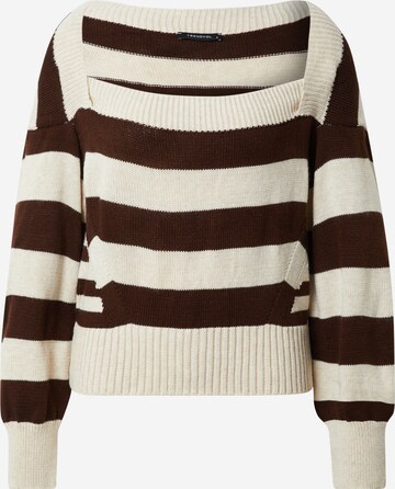 Trendyol Sweater in Beige: front