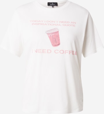 balta monari Marškinėliai: priekis