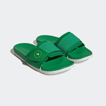 ADIDAS BY STELLA MCCARTNEY Beach & Pool Shoes 'Adilette' in Green