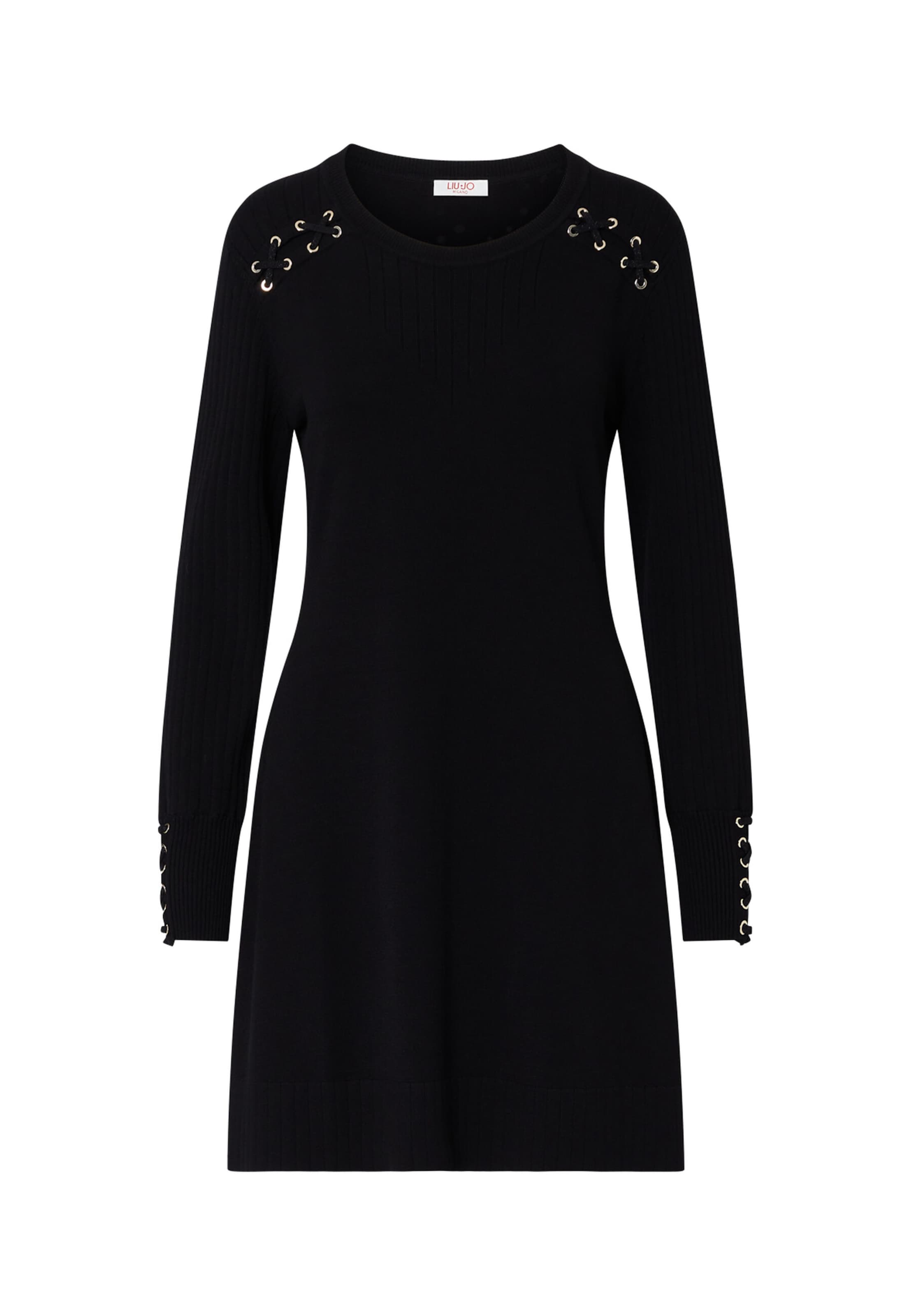 Abito in maglia di Liu Jo in nero: frontale