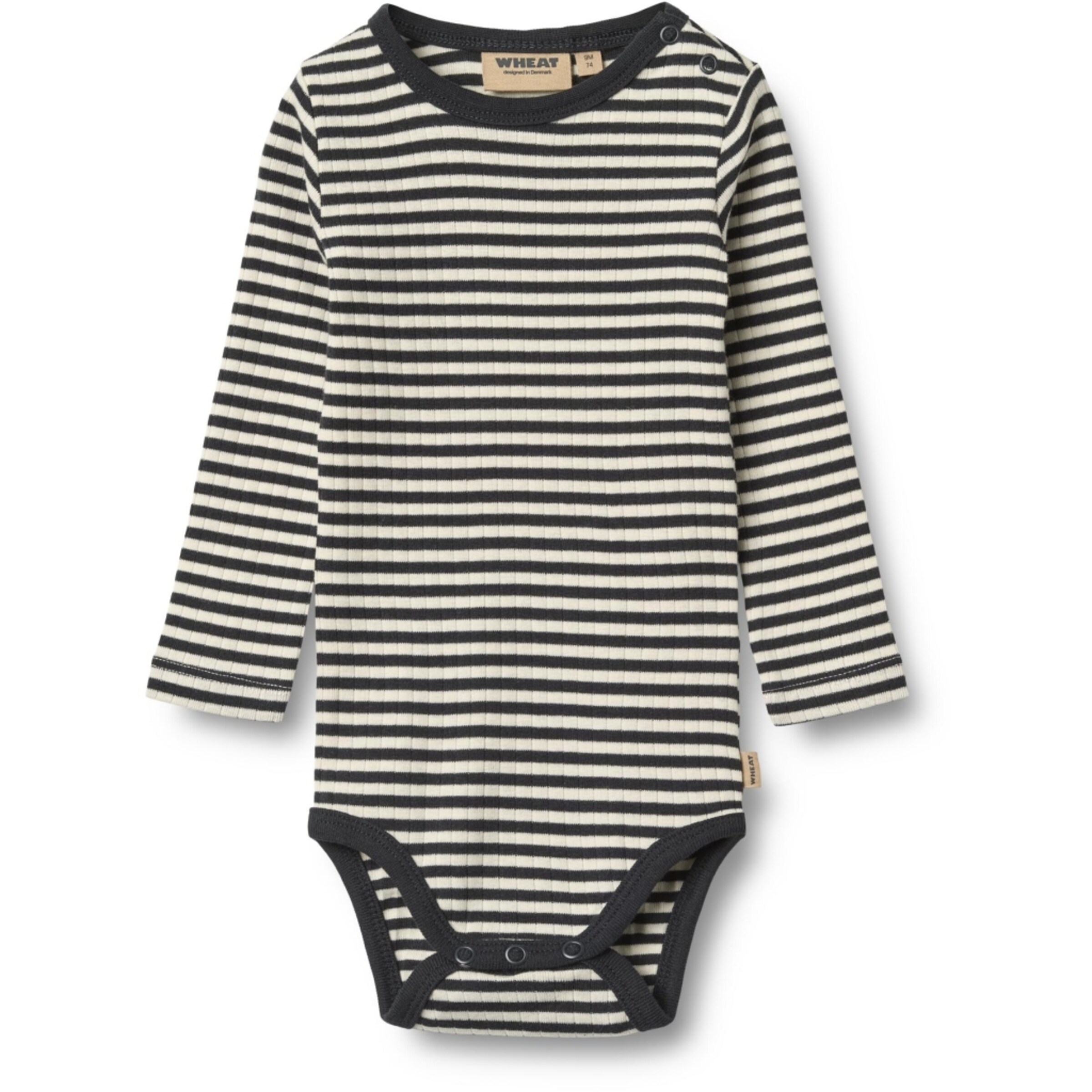 Barboteuse / body 'Spencer' WHEAT en noir