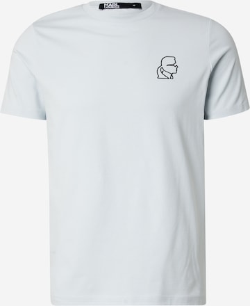 Karl Lagerfeld - Camisa em azul: frente