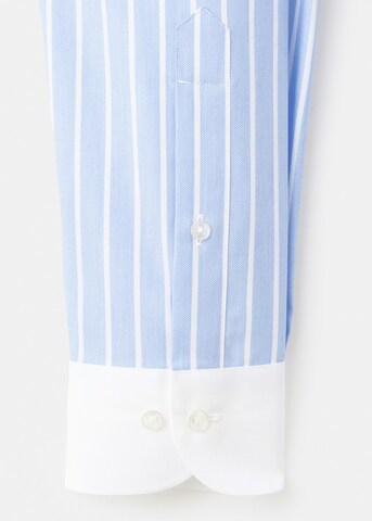 MANGO MAN Slim fit Button Up Shirt 'Sarria' in Blue