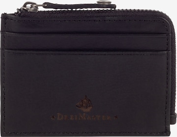 Portamonete di DreiMaster Vintage in nero: frontale